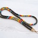 Collezione Tribal Lanyard, Cordino Staccabile Con Fibbia A Sgancio Rapido, Rosso