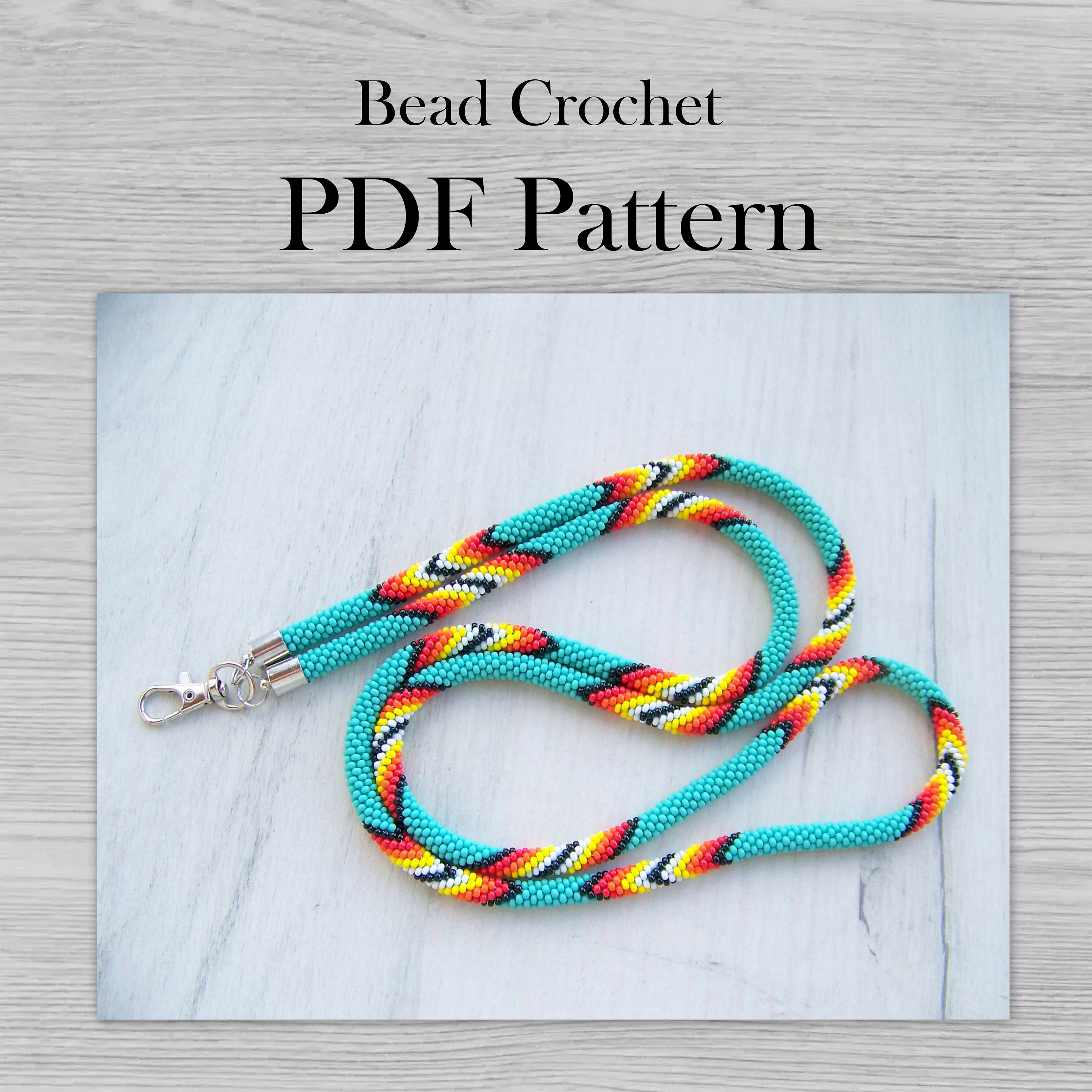 Peyote Beaded Lanyard Pattern