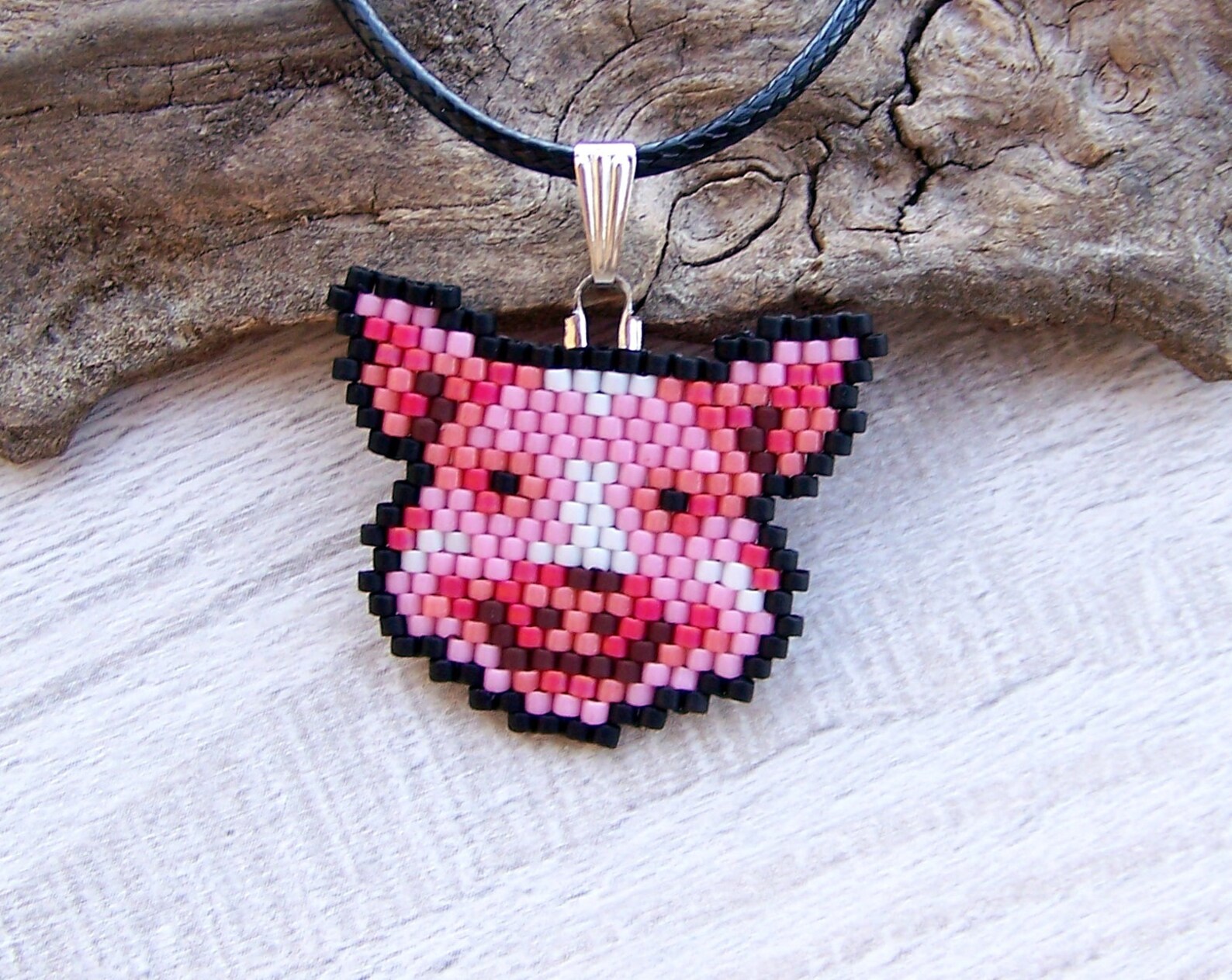 Pig Brick Stitch Pattern, Farm Animals Beading Graph Pattern, PDF File ...
