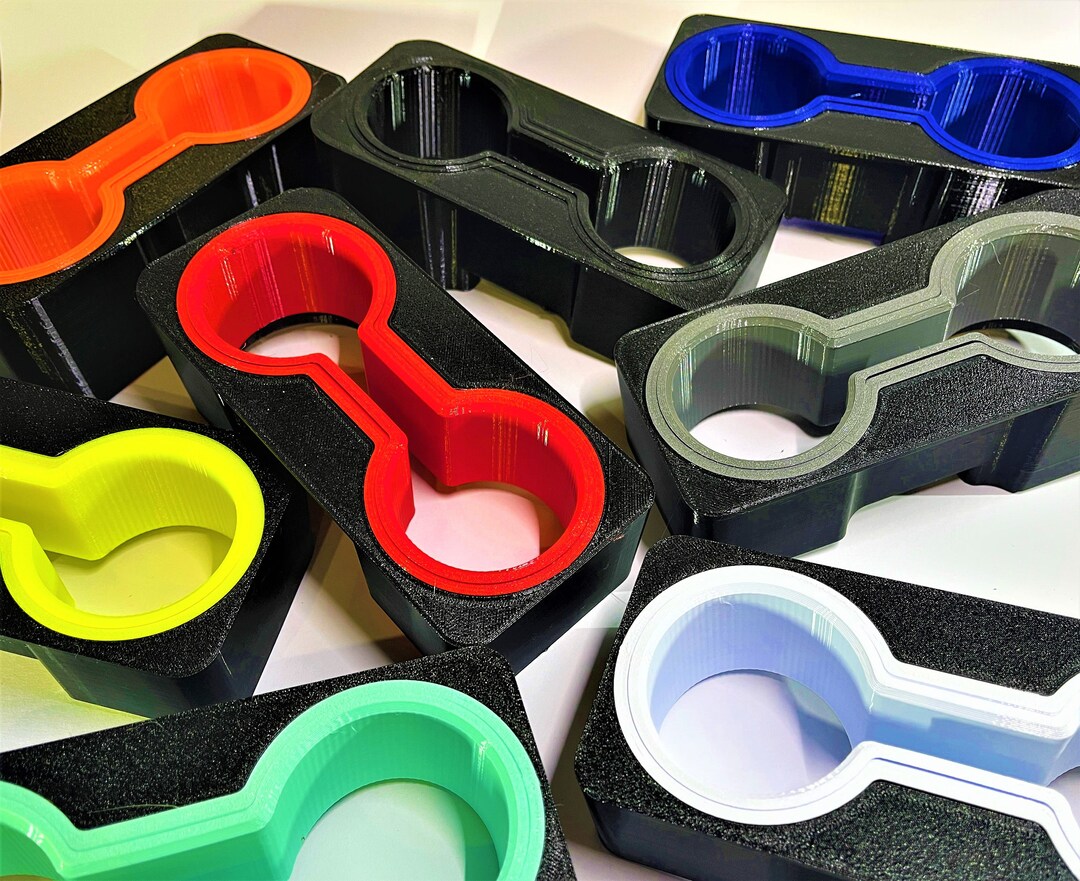 VW Golf 6 5K Cup Holder base 2 Inlays for the Cup Holder Etsy