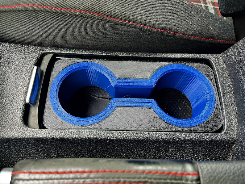 VW Golf 6 5K Cup Holder base 2 Inlays for the Cup Holder Etsy