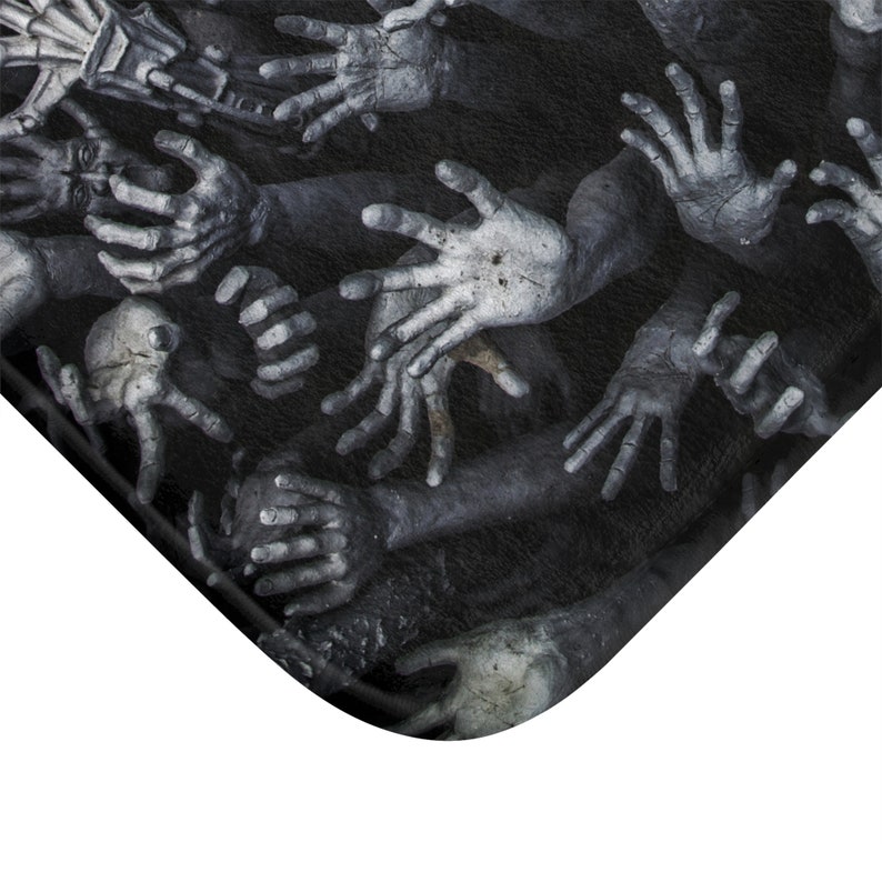 Horror Hands Bath Mat for Scary Bathroom Decor and Scary Movie Etsy