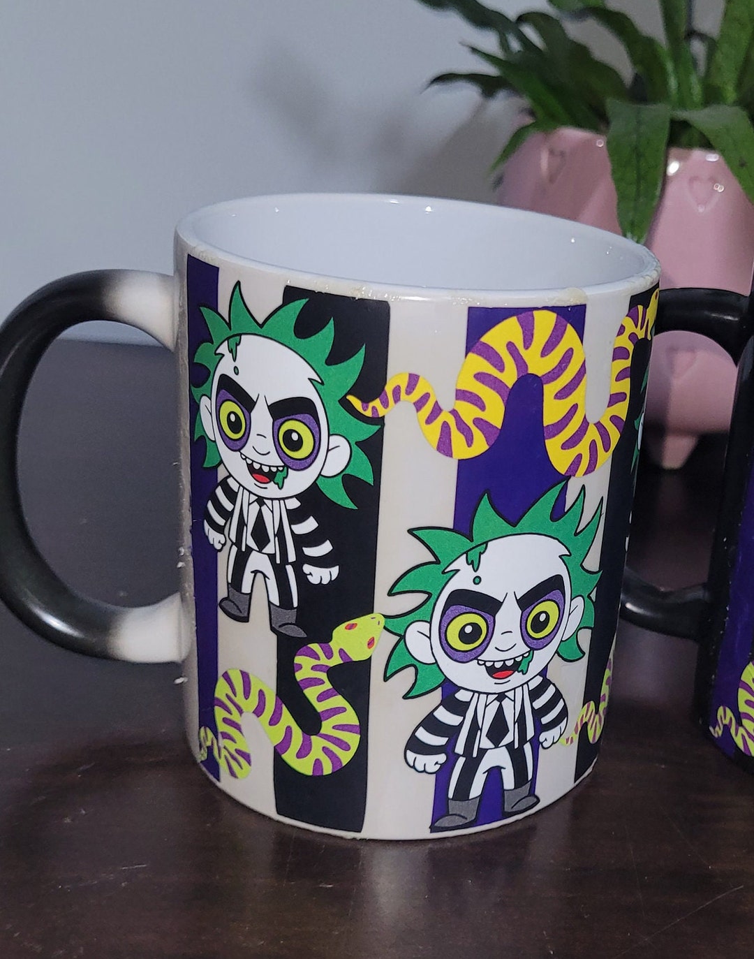 Beetlejuice Magic Mug Colour Changing Mug Movie Buff Gift Etsy