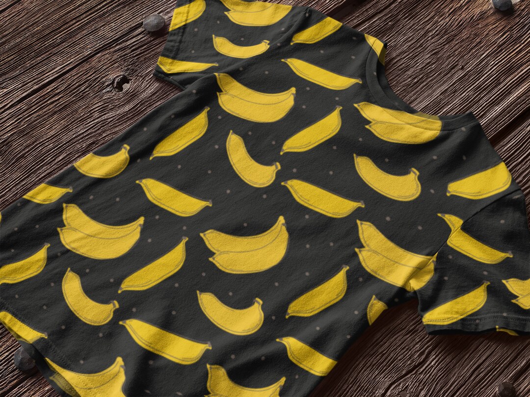 Banana Tshirt for Kids Cute Banana Print Shirt for Boys and Girls