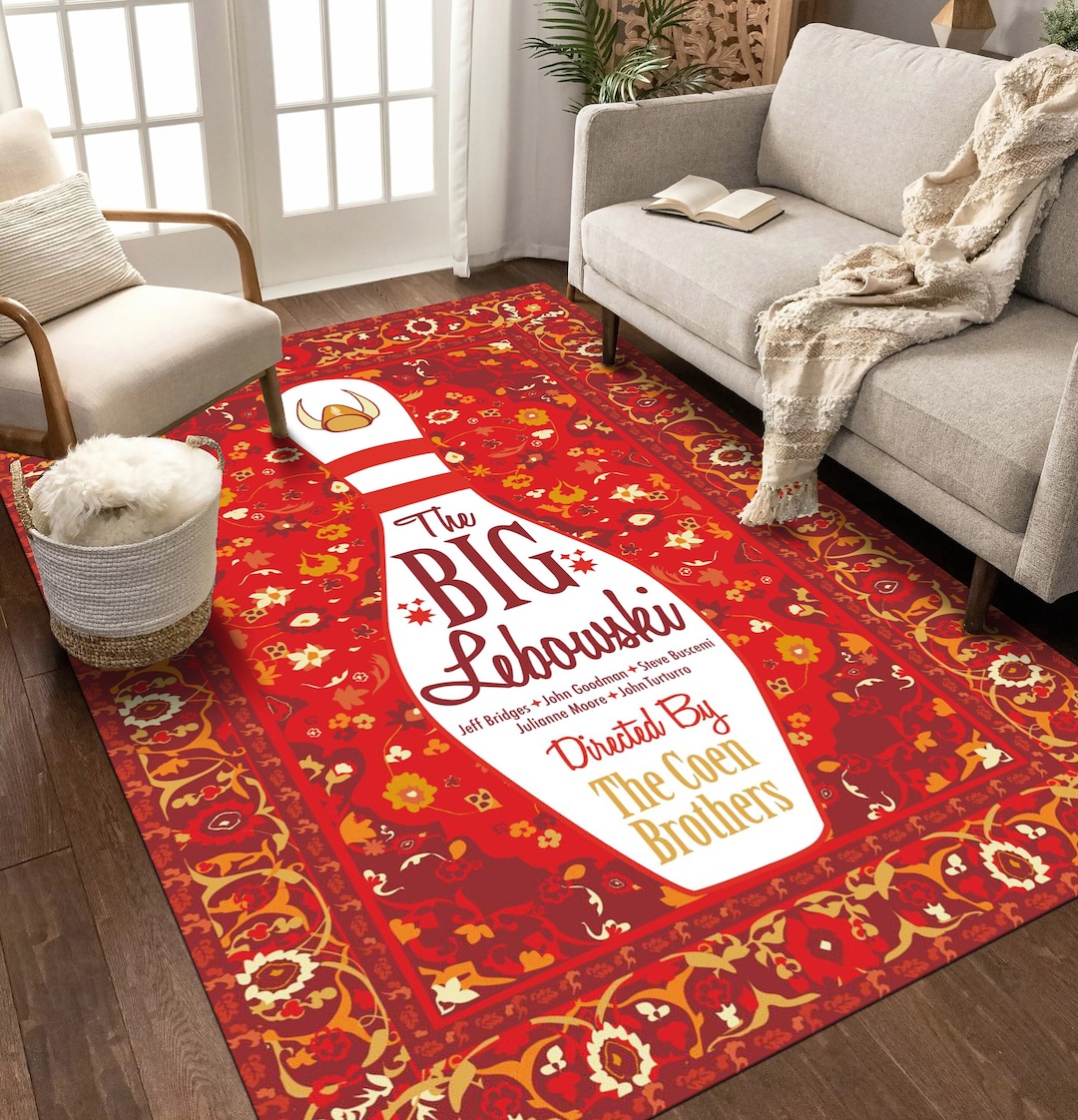 Lebowski SC 307 Rug the Big Lebowski Rug Dude Rug Famous Etsy