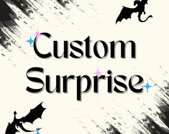 Custom Surprise- women&#39;s clothing, women&#39;s tshirt, customizable top, unique gift, gifts for her, best friend gift, bookish merch, book shirt