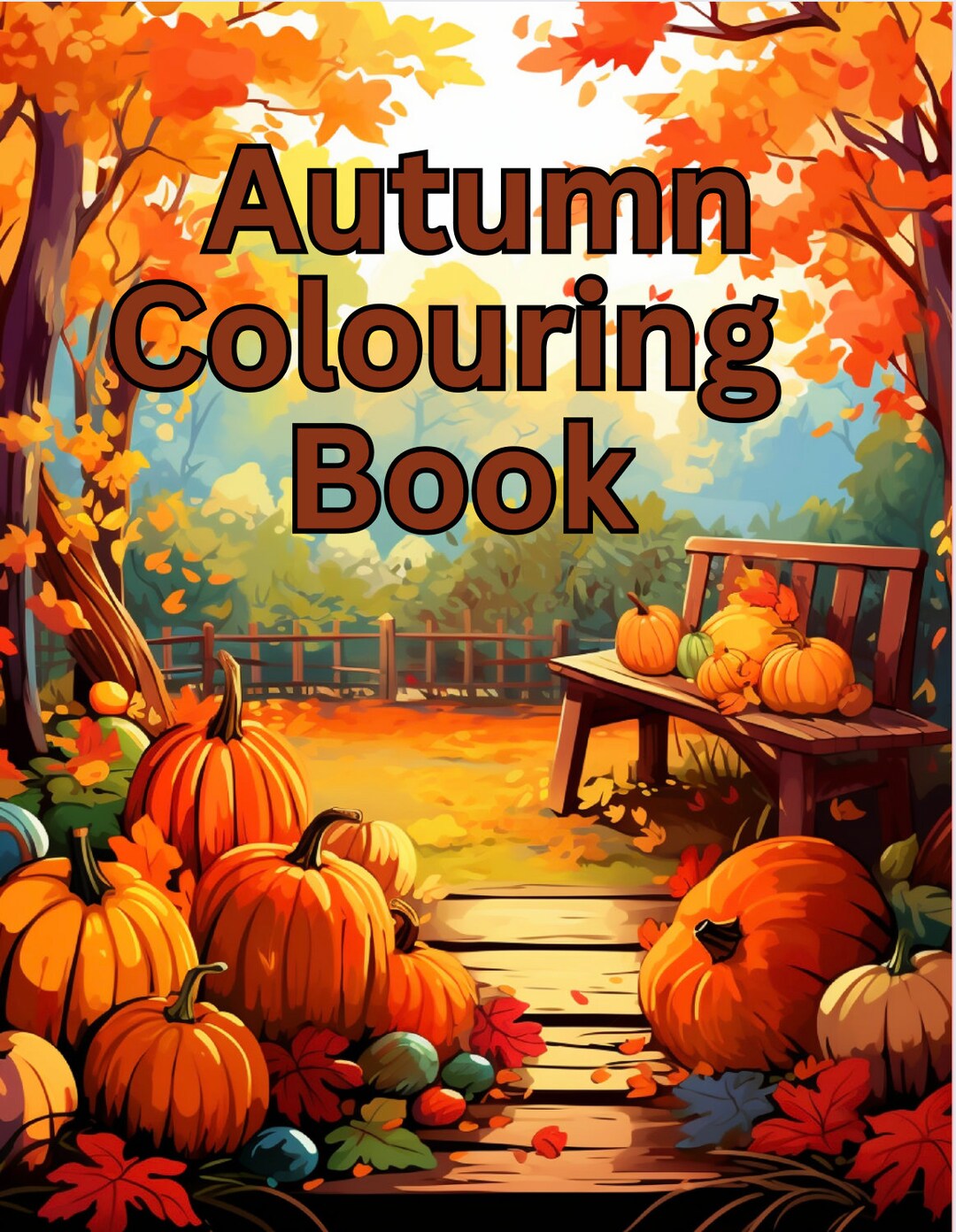 10 Autumn Colouring Pages of Autumn Pictures to Color Houses Gardens