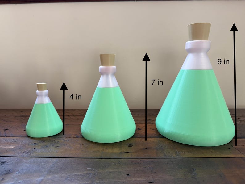 OSRS Potion Lamp - Glowing Runescape 3D Printed Potion Lamp - OSRS Gifts image 2