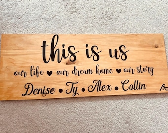 Name plate or Name sign for home