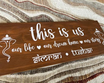 Name plate or Name sign for home