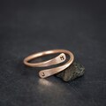 Custom Letters Personalized Ring, Engraved Rings, Pure Copper Handmade Jewelry, Husband Wife Gifts, Personalized 7th Anniversary Gift product logo