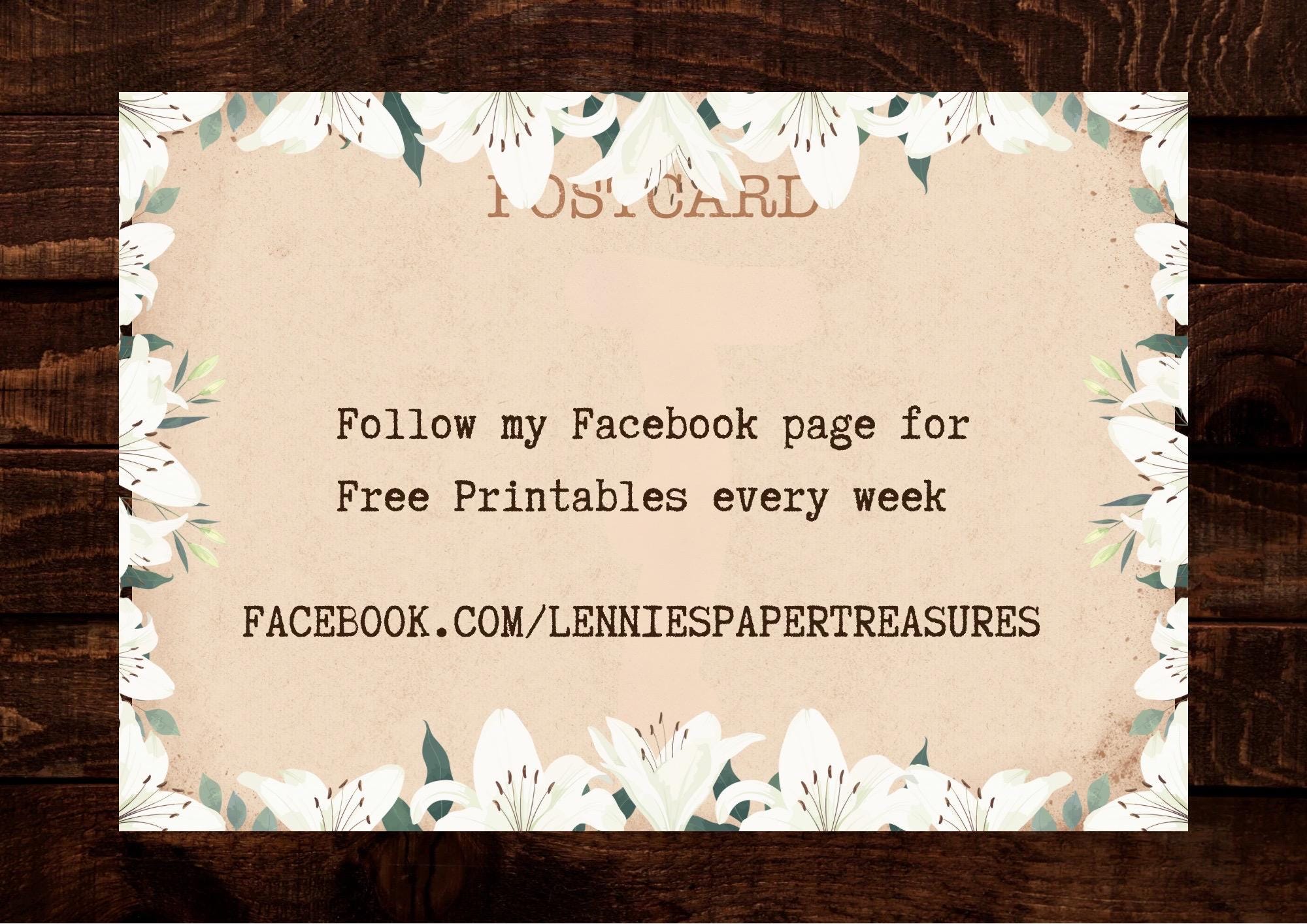 Tall Skinny Junk Journal Digital Kit | Vintage French Neutral Collage ...