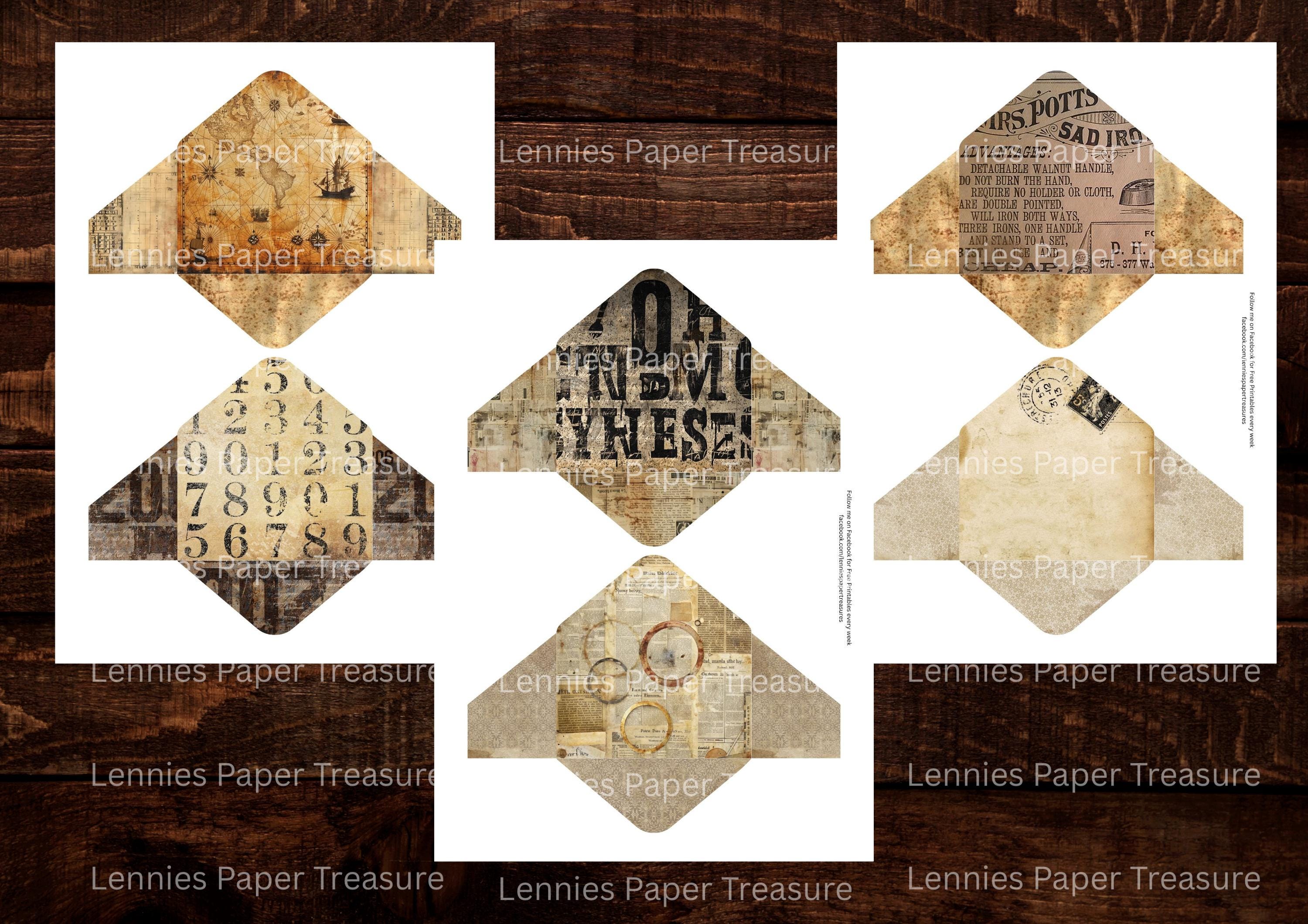Victorian Grunge Junk Journal Kit, Digital Download, Grungy Vintage ...