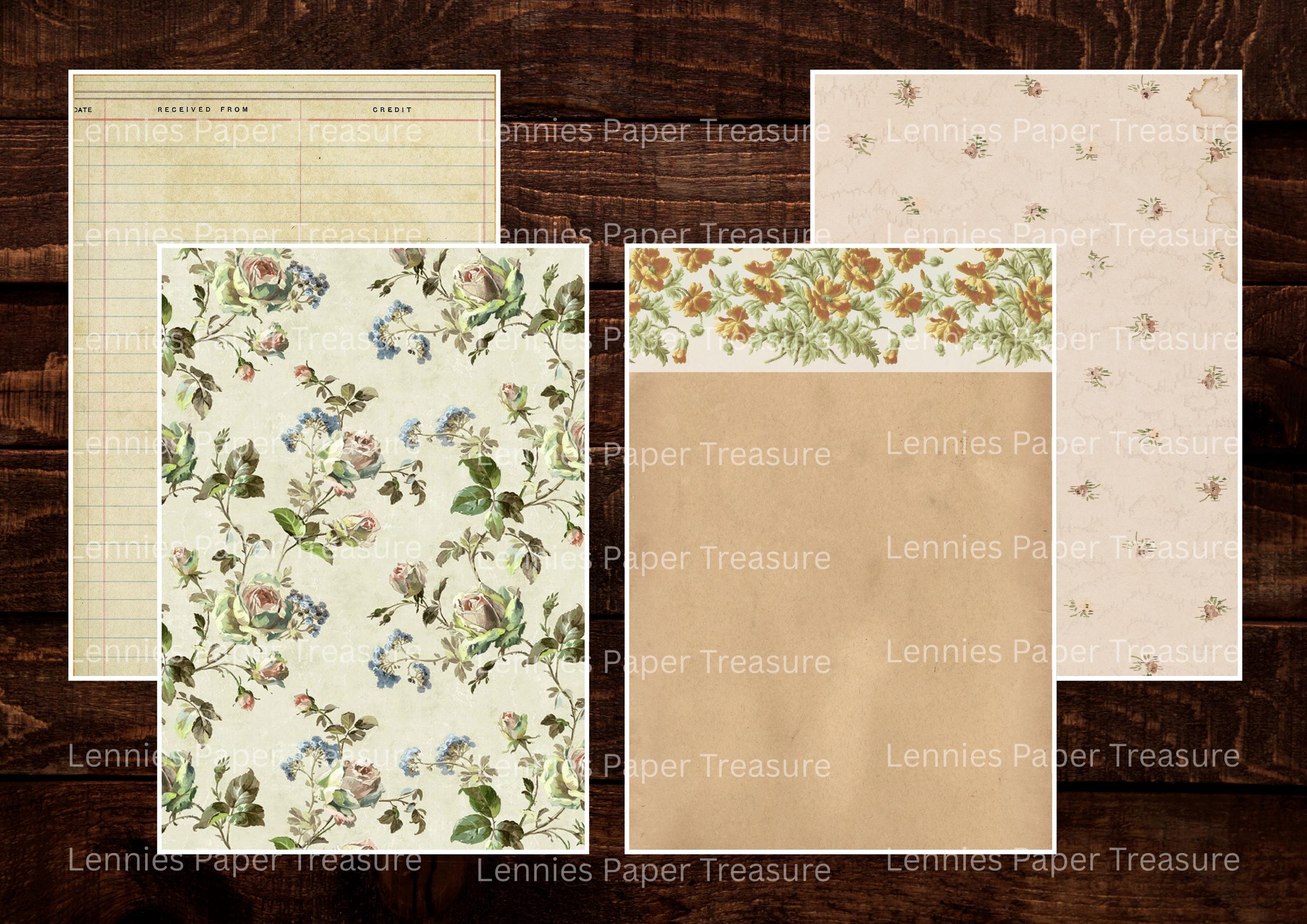 Easter Tall Slim Junk Journal Kit, Digital Download, Vintage Collage ...