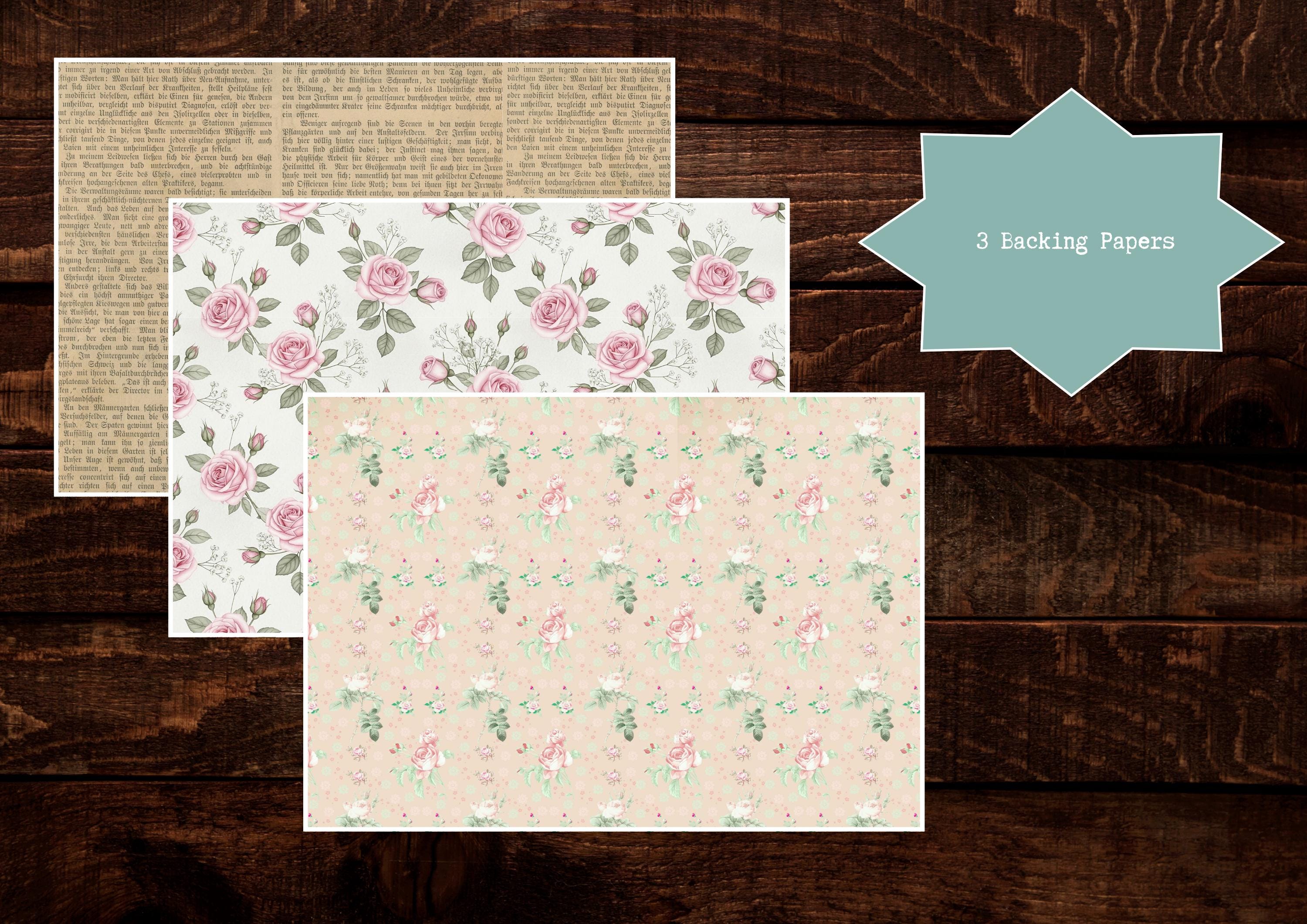 Memory Backing Paper Memory Journal & Keepsake Folder Kit, Digital Download, Folio, Notebook ...