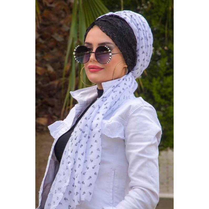 how to wear bandana with hijab
