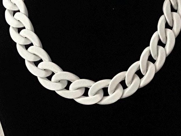 Collana Con Ciondolo Bambolina Vestito Seta Grigio Con Swaroski, Co - Foto 7