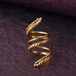 Anillo de férula ajustable para dedo: Artritis, EDS, dedo en mazo, anillo de latón hecho a mano