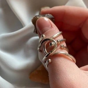 Thumb Splint MCP 925 Silver Ring, MCP Hyperextension Splint, Arthritis Rings, Trigger splint Ring, EDS Splint Ring, Pain Relief Ring