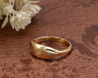 Anillo de sello personalizado para hombre, anillo de sello rectangular, anillo unisex, anillo para el dedo meñique, anillo con inicial personalizada para hombre, regalo para mujer.