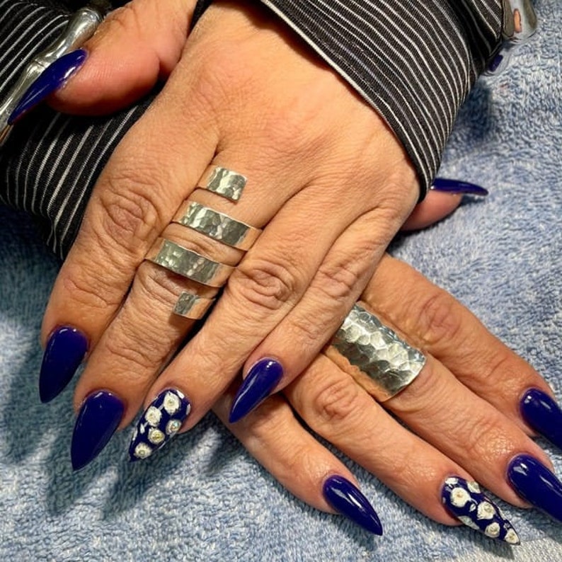 Arthritis Finger Splint Adjustable for Both Knuckles DIP & PIP Joints Ring Sterling Silver 925