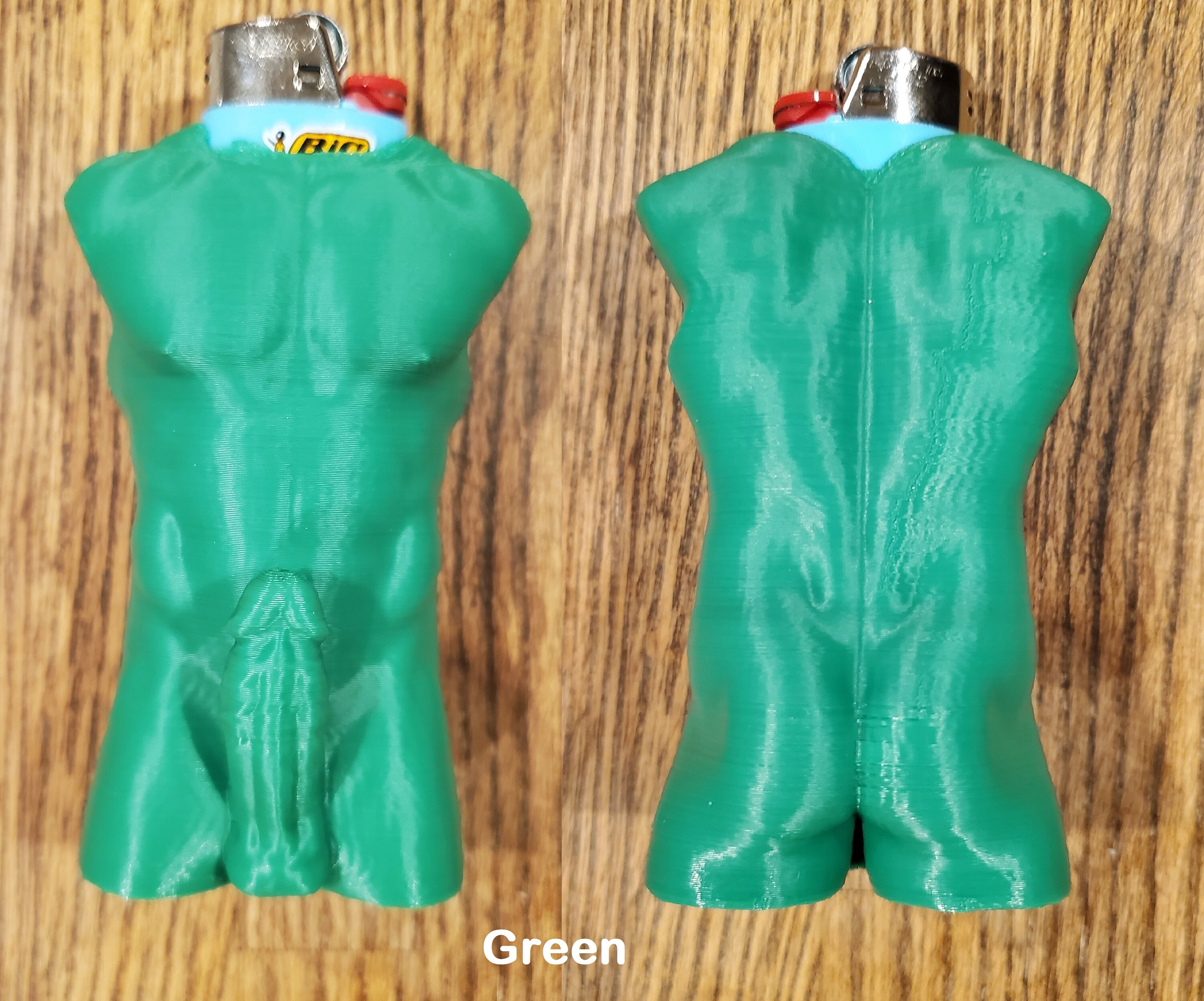 Male Torso BIC Lighter Holder Sleeve Etsy