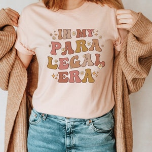 In My Paralegal Era Shirt, Retro Paralegal Shirt, Paralegal Gift For Her, Legal Assistant Shirt, Paralegal Tee, Law Graduate, Women In Law