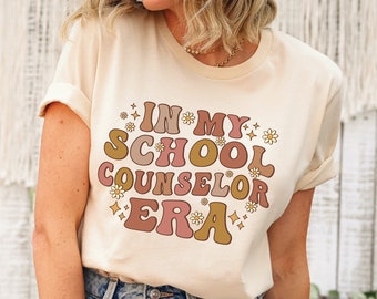 In My School Counselor Era Shirt, Retro School Counselor Shirt, School Counselor Gift, Guidance Counselor Tee, School Psychologist T-Shirt