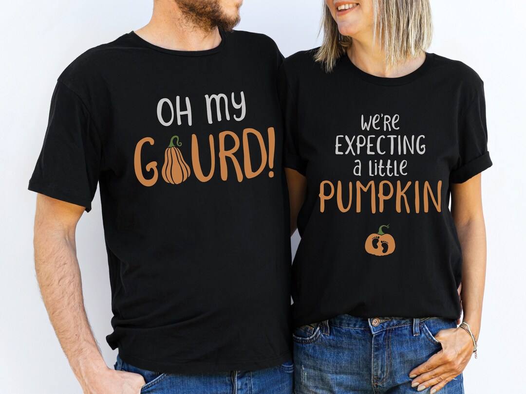 Fall Pregnancy Reveal Shirts Funny Thanksgiving Baby Etsy