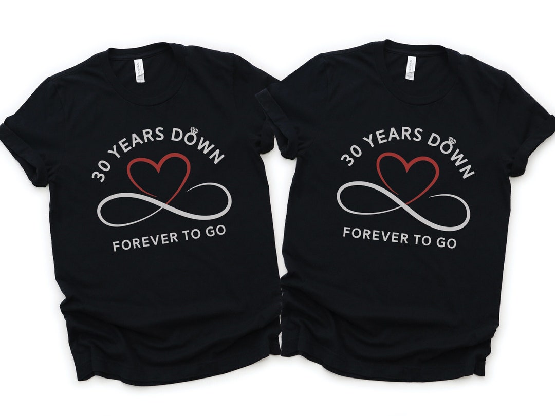 30th Wedding Anniversary Gift. Meaning T-Shirt for Couple. main image 0