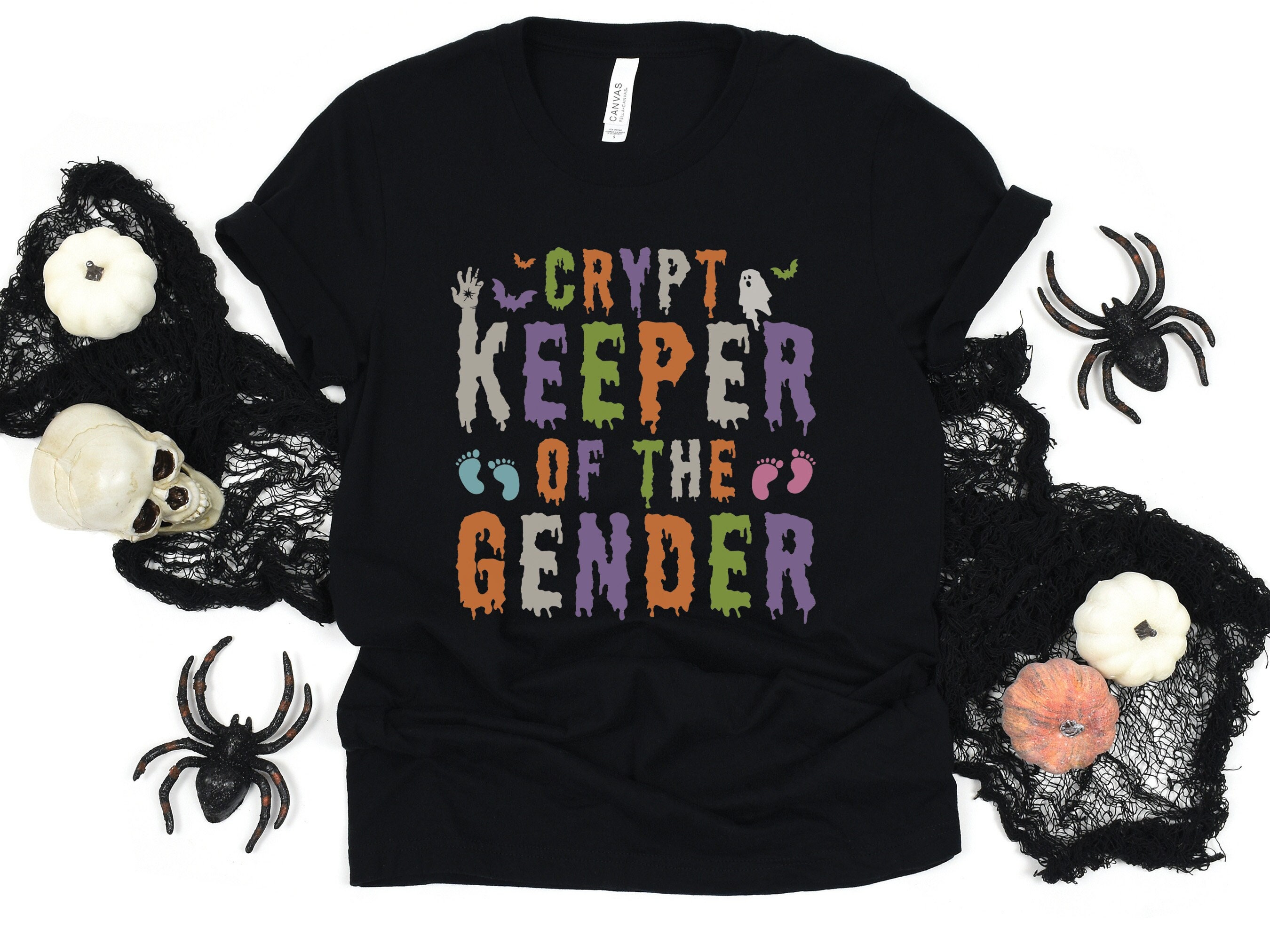 Halloween Keeper of the Gender Shirt, Funny Halloween Gender Reveal Shirt,  Halloween Gender Reveal Party, Team Boy or Girl Baby Announcement - Etsy