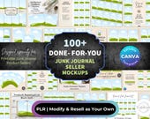 Canva Etsy Listing Templates for Junk Journal Sellers | Etsy Sellers Templates | PLR Digitals | Templates Bundle | Canva Template Mockups