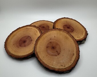 Personalized Handcrafted Wood Coasters | Rustic Coasters | Drinks Coasters | Father&#39;s Day | Housewarming Gift | Table Protector | Coffee