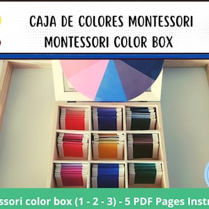 Montessori color tablets, Printable Homeschool download,Preschool Activity Sensory materials,Homeschool Resource,Color Grading Activity