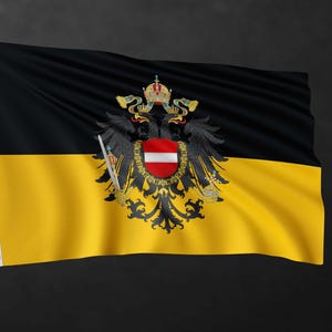Austrian Empire Flag Banner | Historical Flags | High Quality Materials