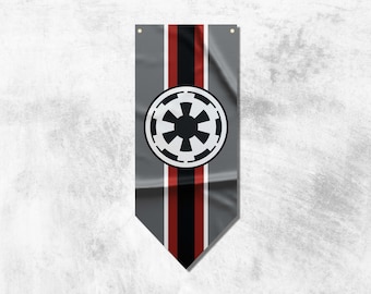 Galactic Empire Pennant Flag Banner | High Quality Materials | Size: 50x120 cm