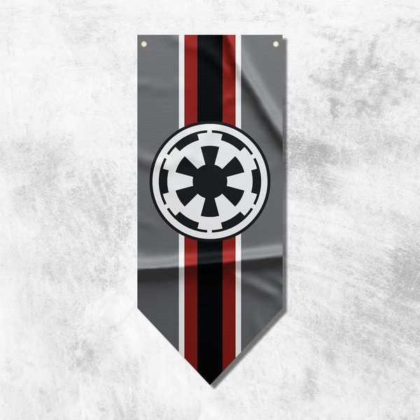 Galactic Empire Pennant Flag Banner | High Quality Materials | Size: 50x120 cm