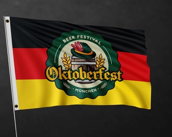 Oktoberfest Munchen Flag Banner | Beer Festival Flag | High Quality Materials