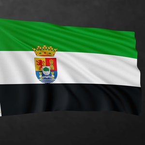 Extremadura Flag Banner | Spain Region Flags | High Quality Materials