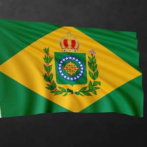 Brazilian Empire Flag Banner | Historical Flags | High Quality Materials