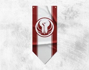 Old Galactic Republic Pennant Flag Banner | High Quality Materials | Size: 50x120 cm