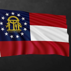 Georgia Flag Banner | United States of America Flags | High Quality Materials
