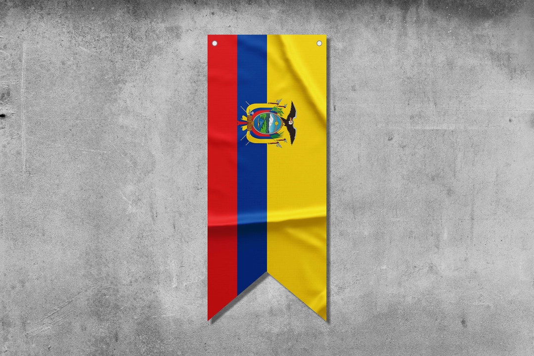 Cinta Ondeando O Banner Con Bandera De Ecuador | Vector Premium - Foto 9