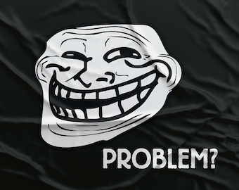 Troll Face Meme - Graffiti. Editorial Stock Image - Image of confusion,  protest: 73472074