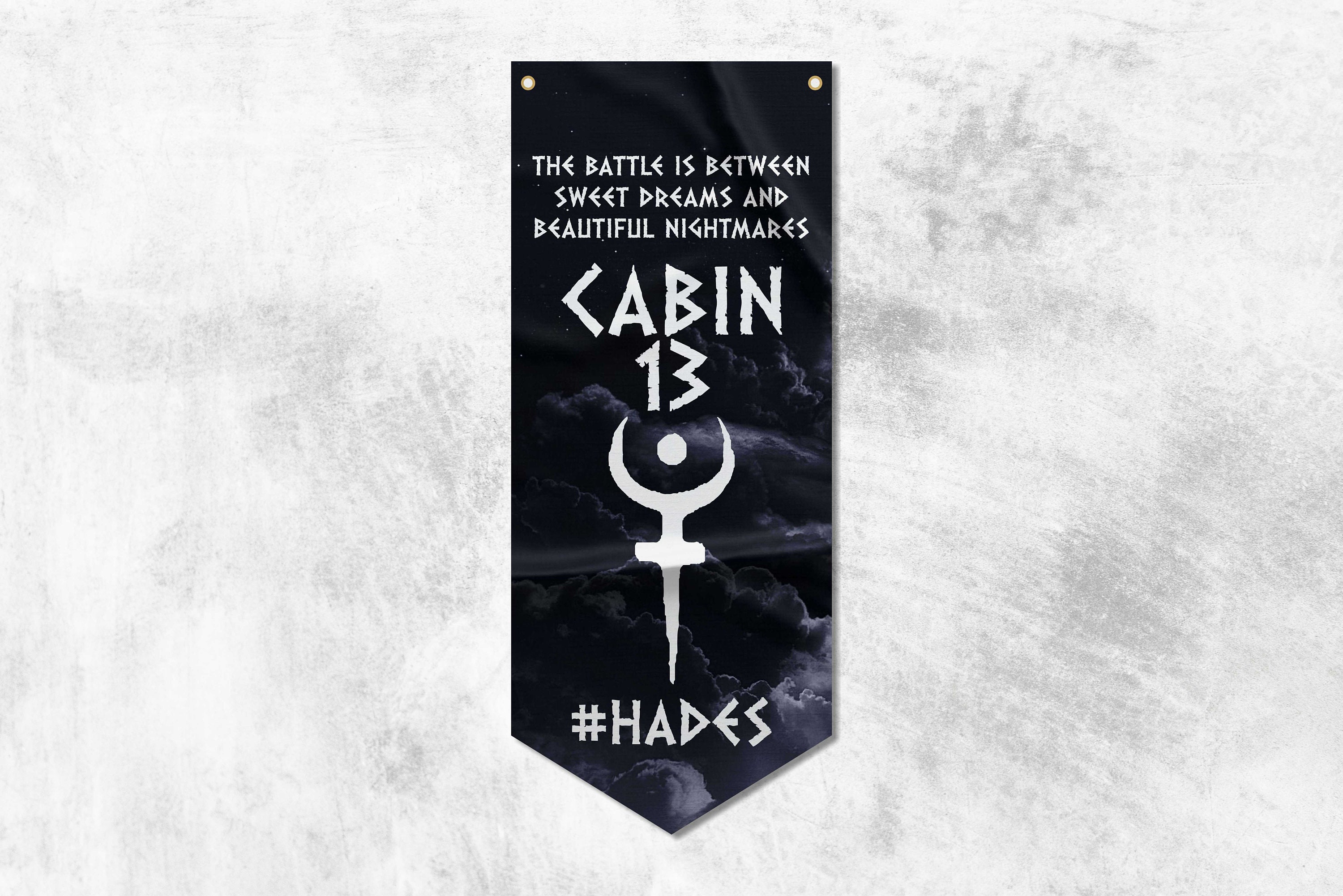 Cabin Thirteen - Hades - Percy Jackson - Camp Half-Blood Clock
