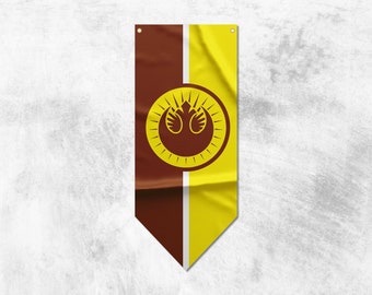 New Jedi Order Pennant Flag Banner | High Quality Materials | Size: 50x120 cm