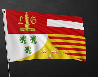Province of Liège Flag Banner | Belgian Regional Flag, Polyester