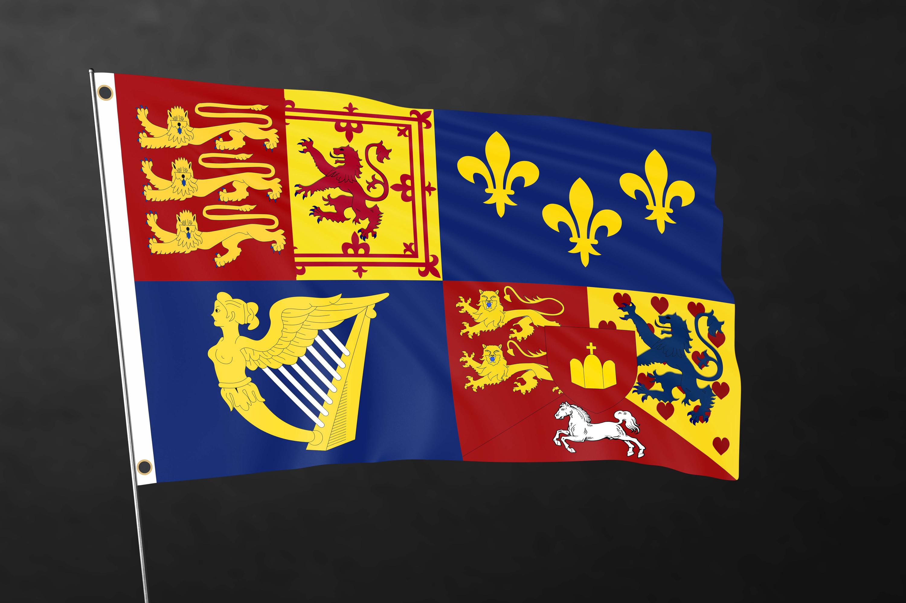 Royal Standart of Great Britain (1714-1801) Flag Banner