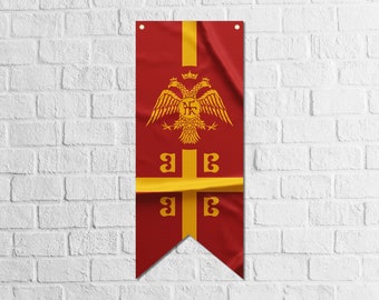 Byzantine Empire Pennant Flag Banner | High Quality Materials | Size: 50x120 cm