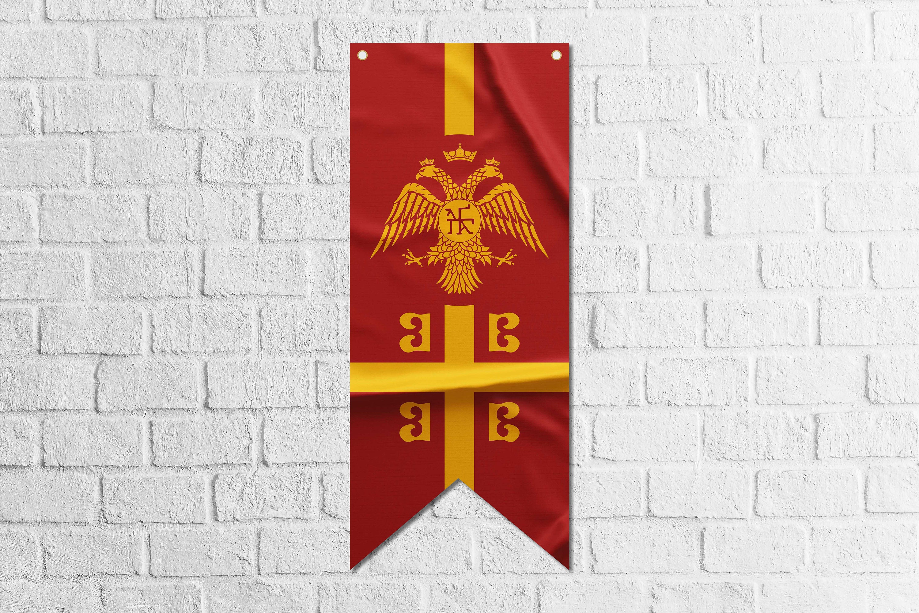 Byzantine Empire Pennant Flag Banner | High Quality Materials | Size: 50x120 cm